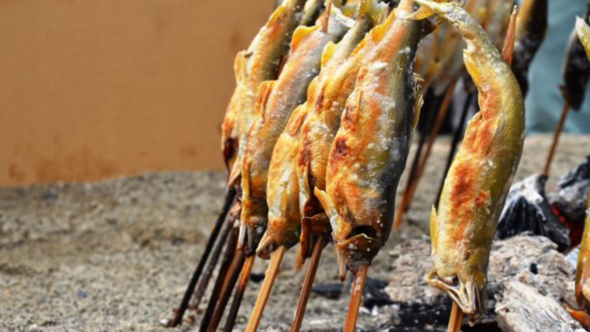 鮎の塩焼き